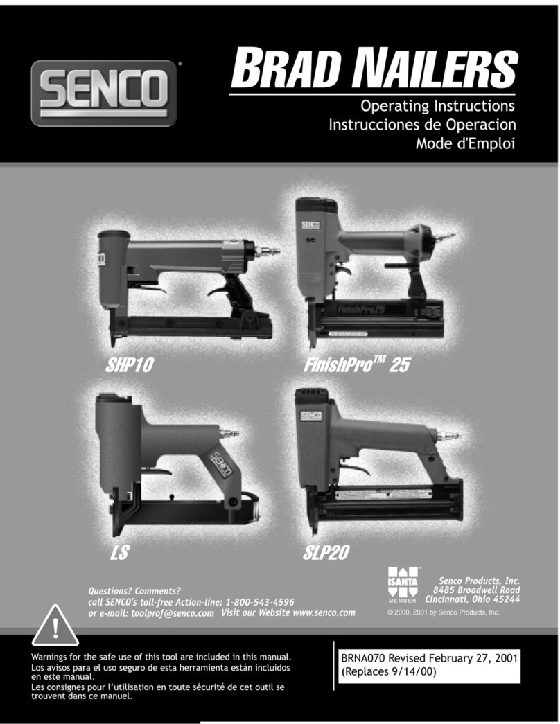 Senco SHP10 User manual Senco SHP10 User manual