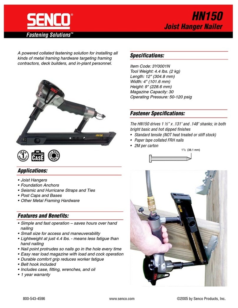Senco HN150 User manual