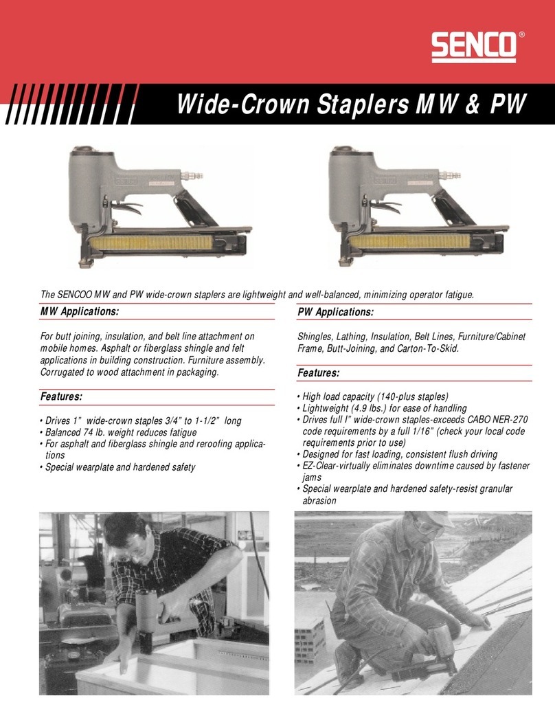 Senco MW User manual