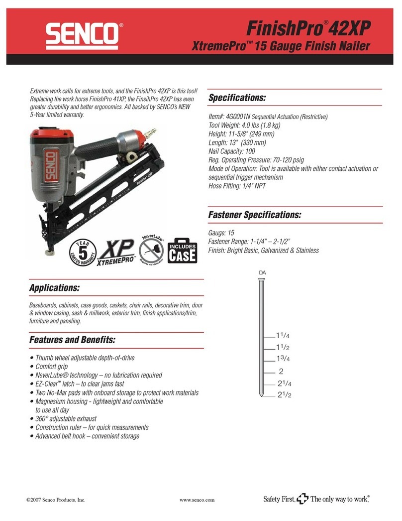 Senco FinishPro 42XP User manual