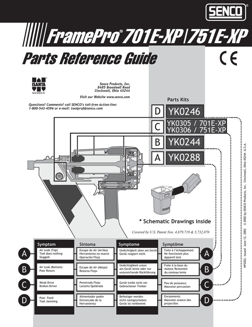 Senco FramePro 701E-XP / User manual