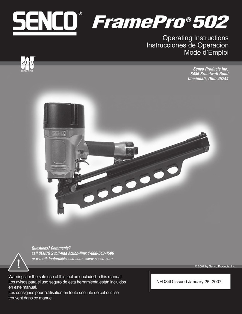 Senco FramePro 502 User manual