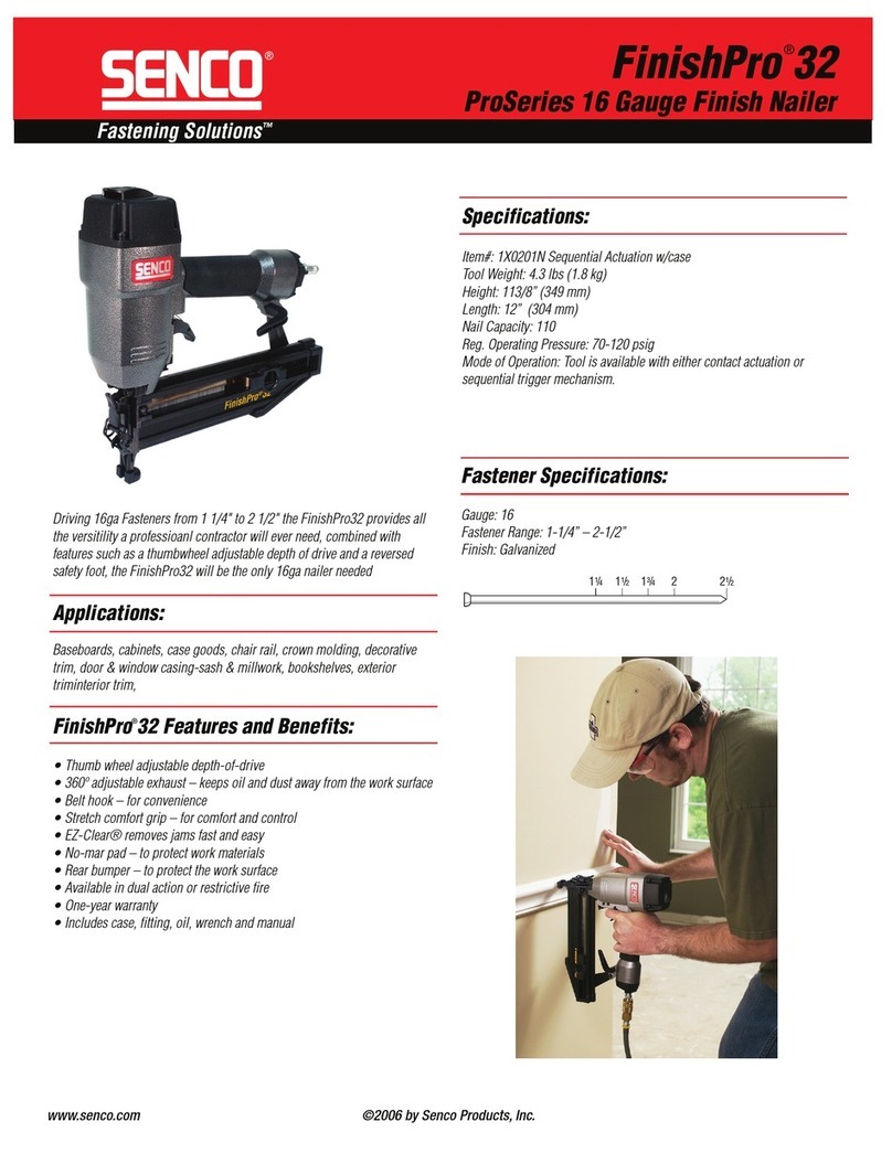 Senco FinishPro 32 User manual