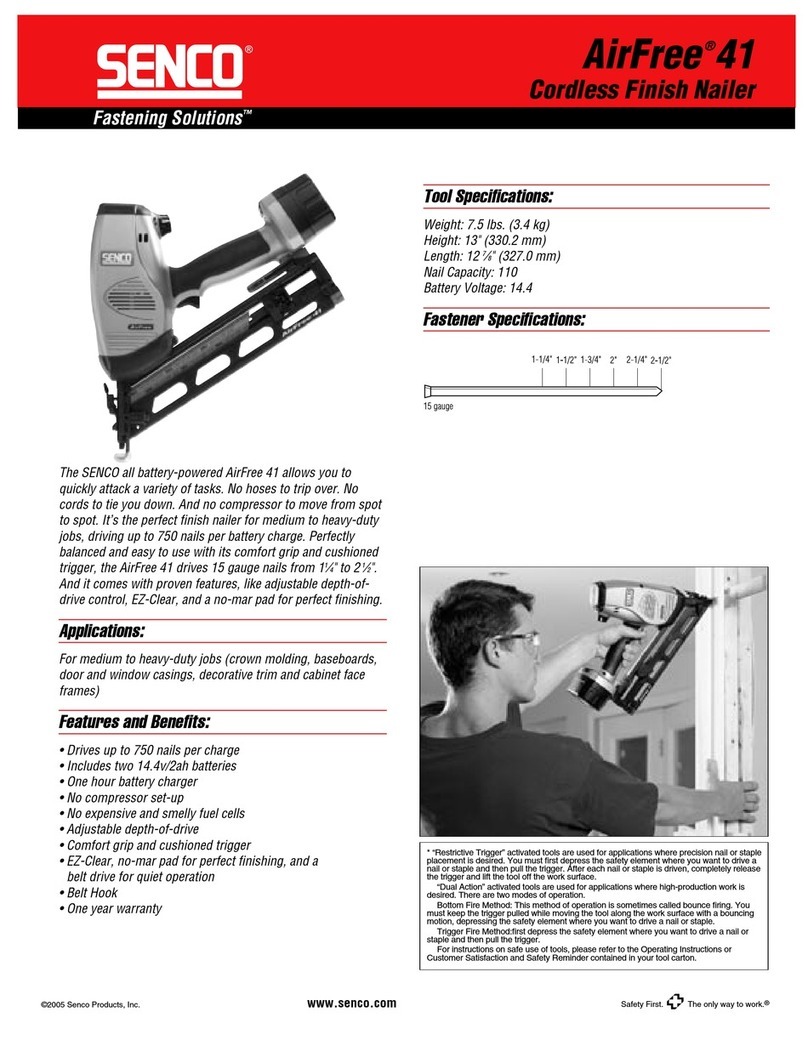 Senco 41 User manual
