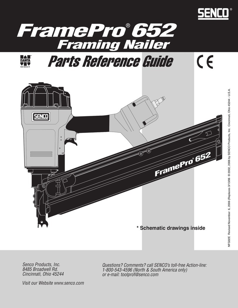 Senco FramePro 652 User manual