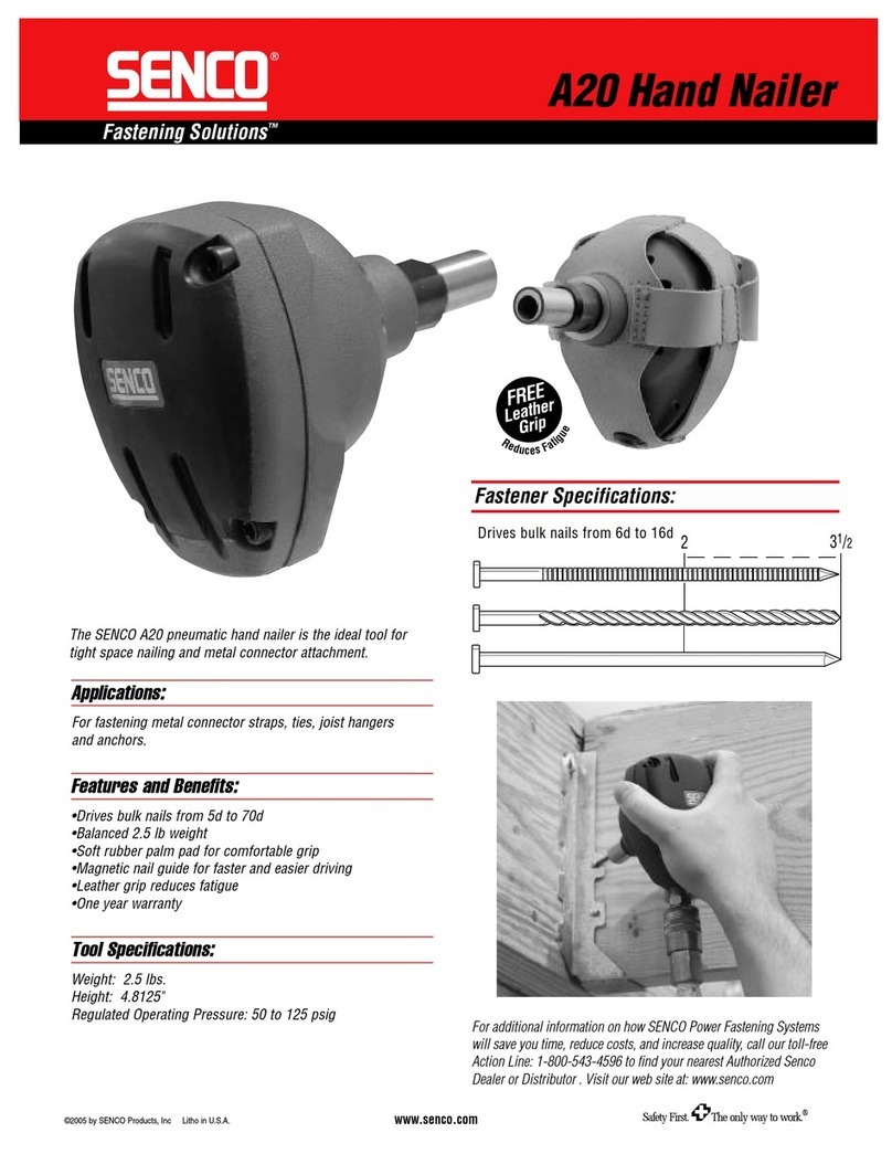 Senco A20 User manual