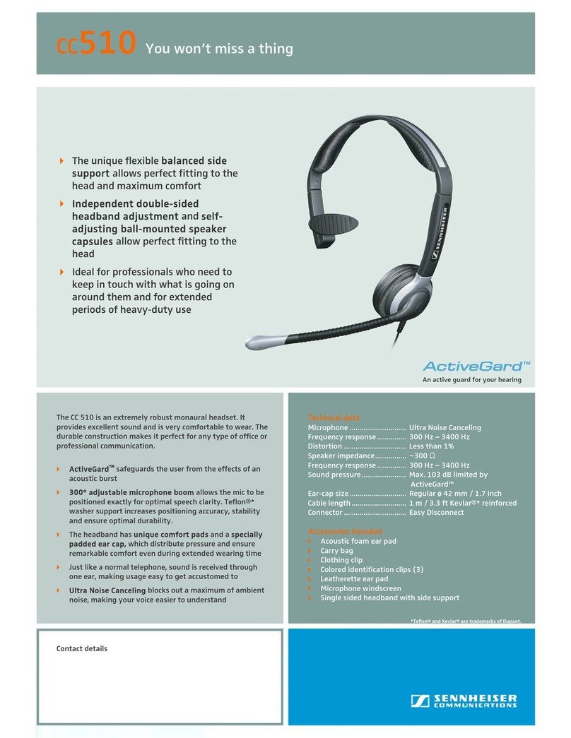 Sennheiser ActiveGuard CC 510 Instruction manual