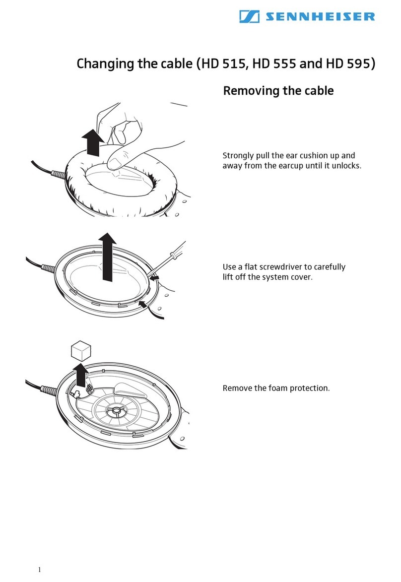 Sennheiser HD 515 Use and care manual