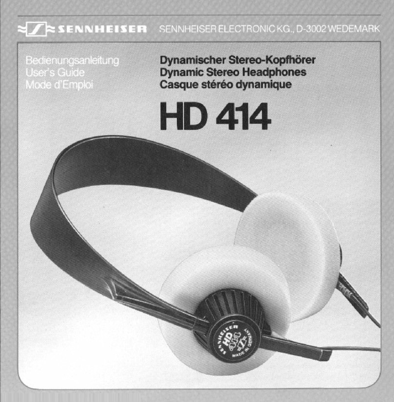 Sennheiser HD 414 User manual