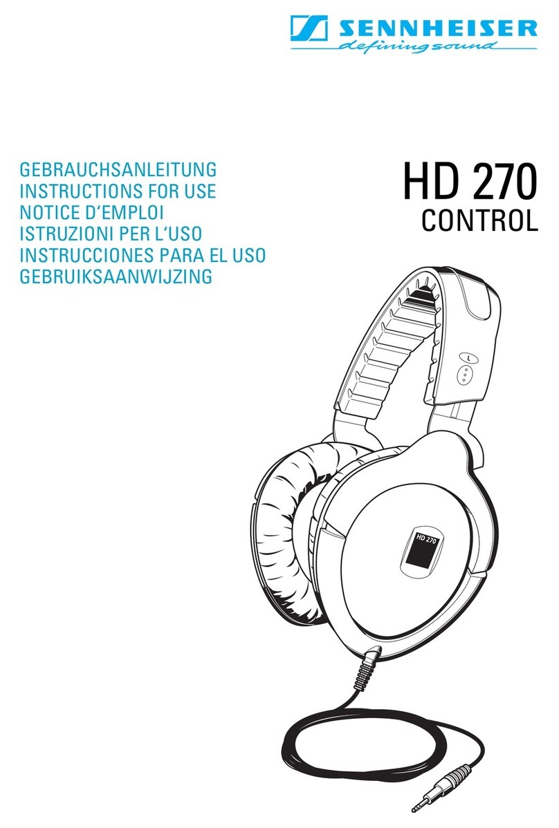 Sennheiser HD 270 Instructions for use