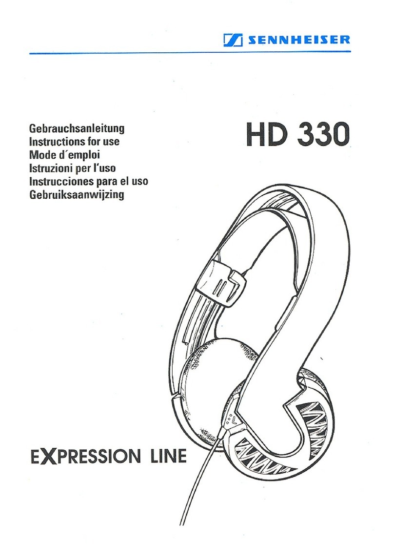 Sennheiser EXPRESSION LINE HD 330 User manual Sennheiser EXPRESSION LINE HD 330 User manual