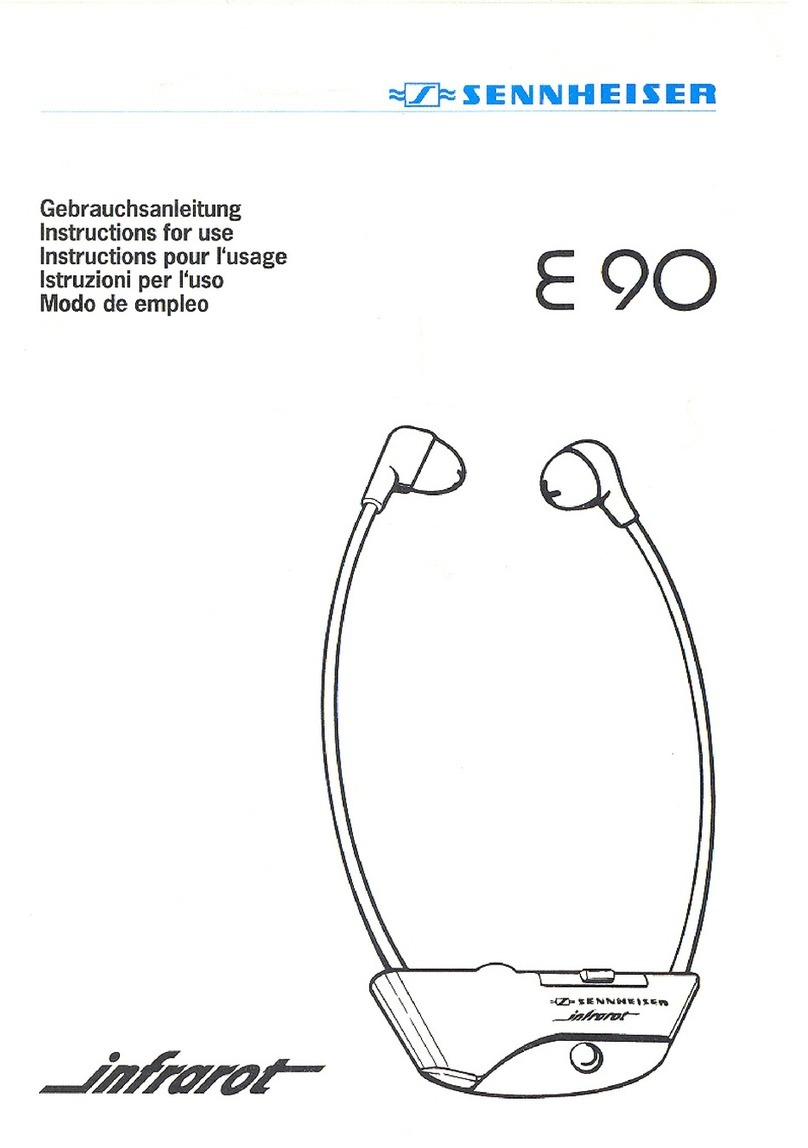 Sennheiser Infrarot E 90 Instructions for use