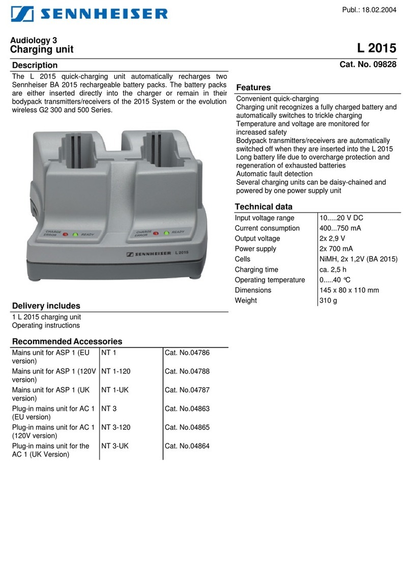 Sennheiser L 2015 Specifications