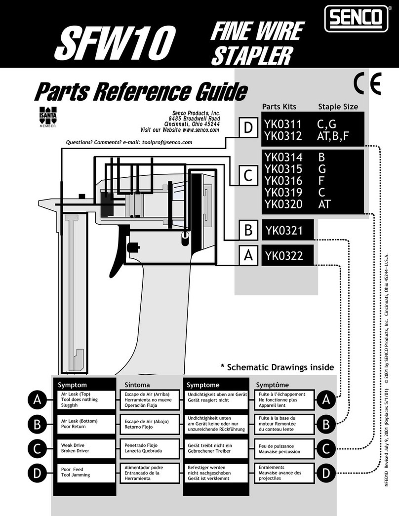 Senco SFW10 User manual