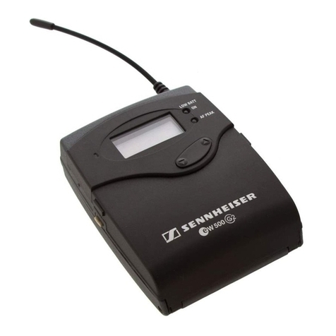 Sennheiser EK 500 User manual