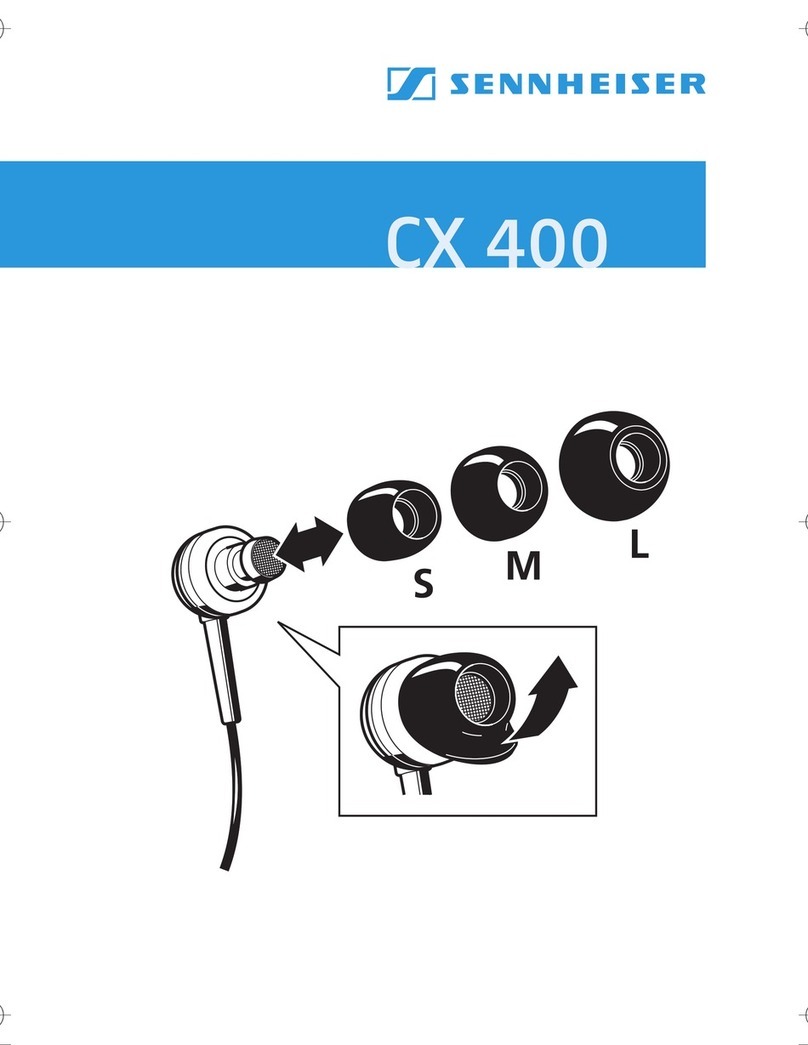 Sennheiser CX 400 user manual