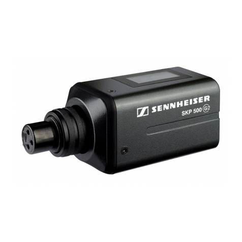 Sennheiser SKP 500 User manual
