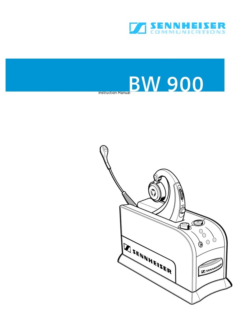 Sennheiser BW BW 900 instruction manual