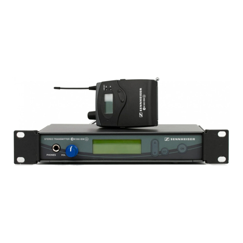 Sennheiser E W 300 IEM G2 Instructions for use