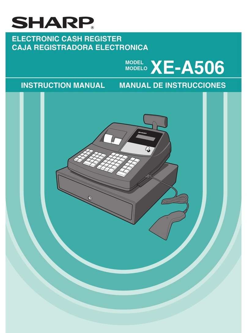 Sharp XE-A506 User manual