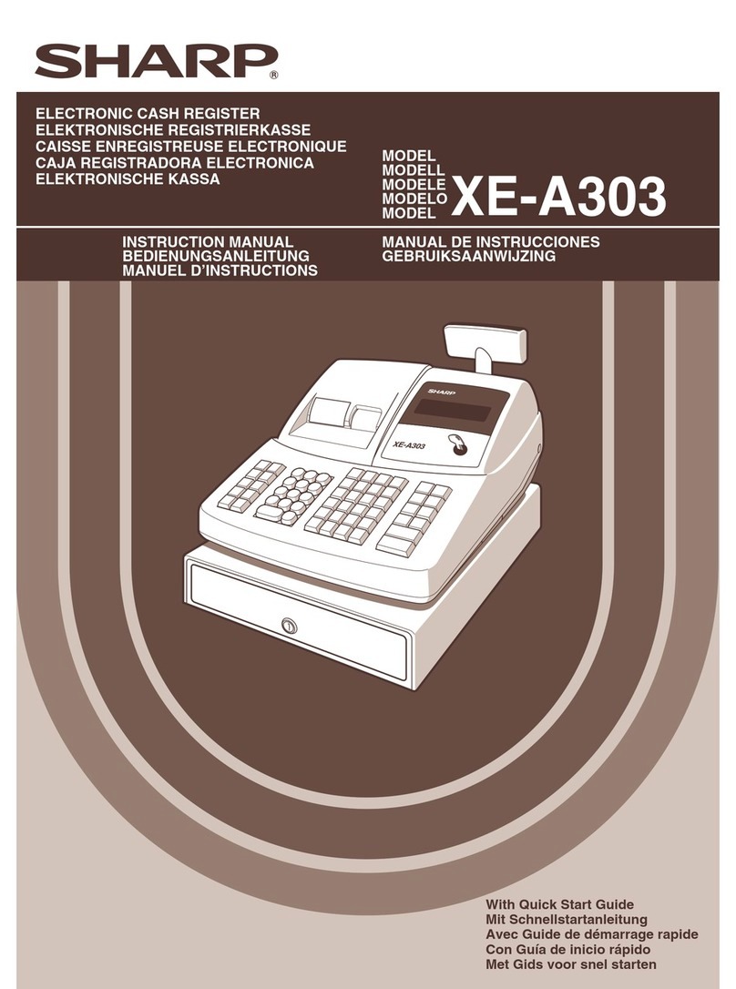 Sharp XE-A303 User manual