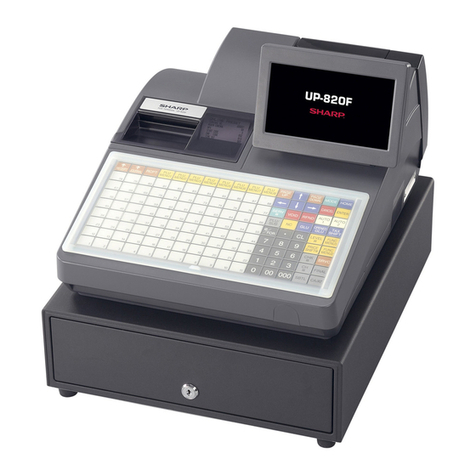 Sharp UP-820F User manual