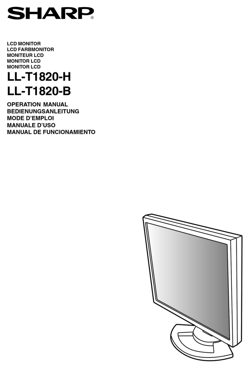 Sharp LL-T1820-B User manual