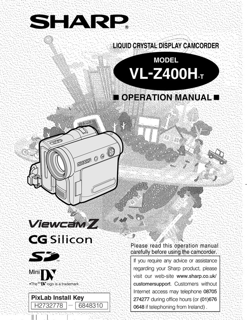 Sharp Viewcam VL-Z400H-T User manual Sharp Viewcam VL-Z400H-T User manual