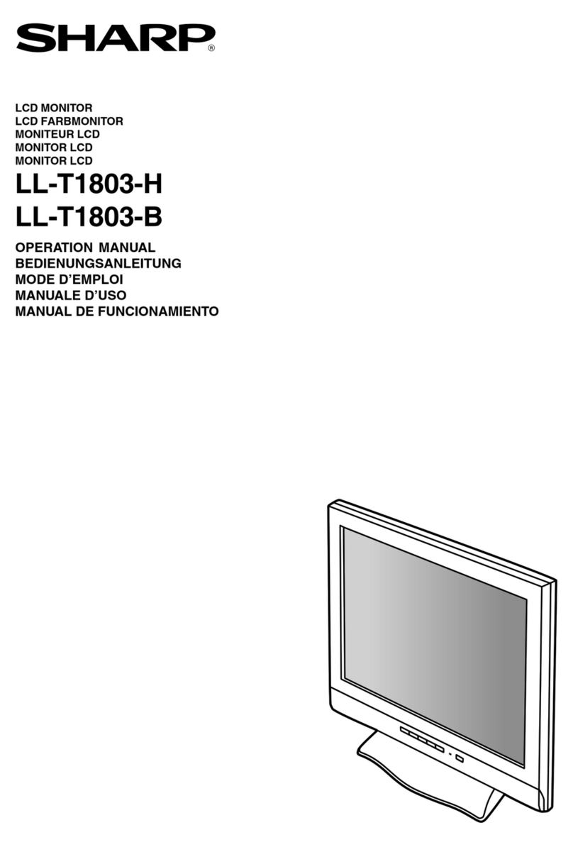 Sharp LL-T1803-H User manual Sharp LL-T1803-H User manual