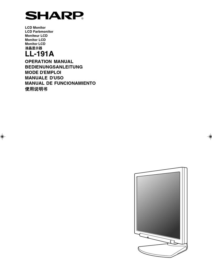 Sharp LL-191A User manual