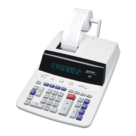 Sharp CS-1194H - 10 Digit Desktop Display Operation manual