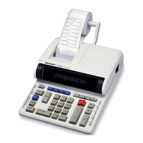 Sharp CS-2800 user manual