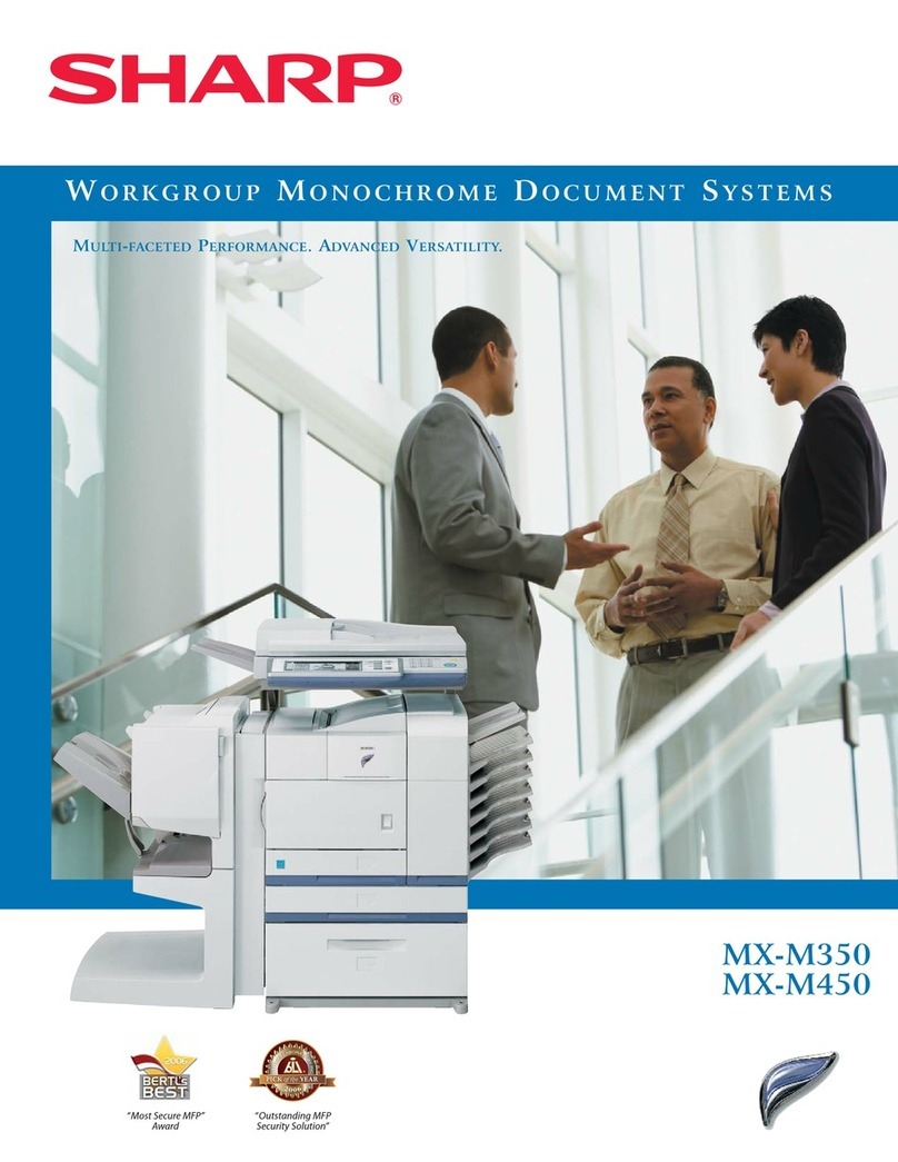 Sharp MX-M350 User manual