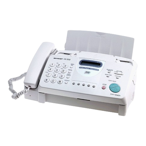 Sharp UX-300 User manual