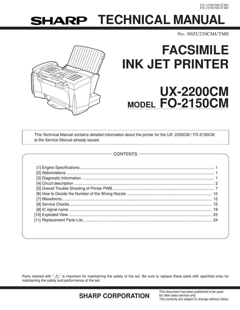 Sharp FO-2150CM User manual