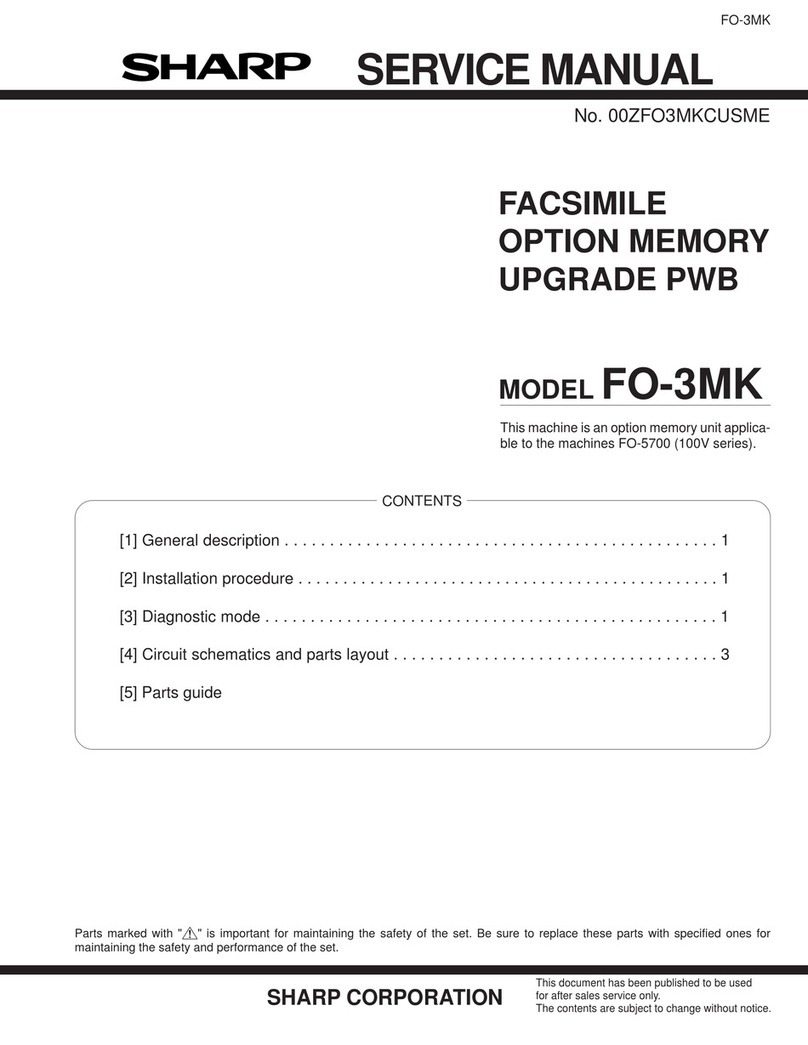 Sharp 00ZFO3MKCUSME User manual Sharp 00ZFO3MKCUSME User manual