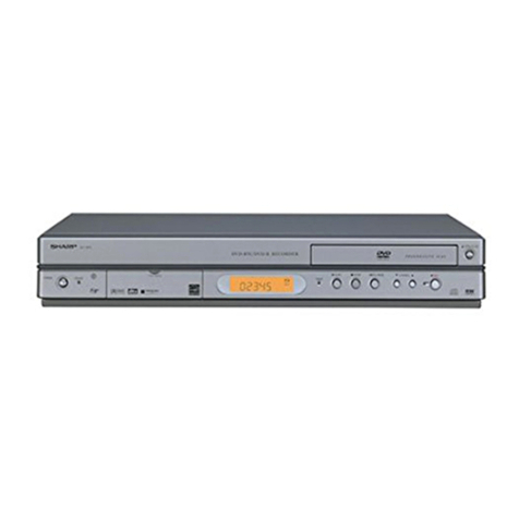 Sharp SR3U - DV DVD Recorder User manual
