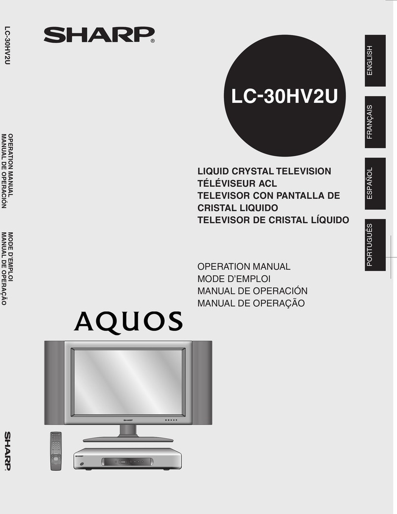 Sharp Aquos LC 30HV2U User manual