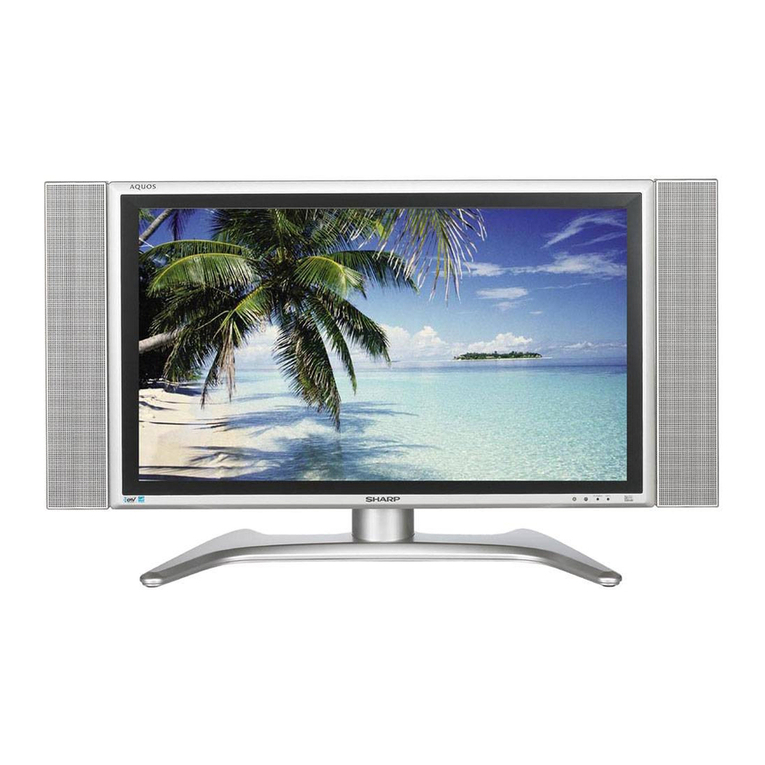 Sharp LC 26GA5U - 26" LCD TV User manual