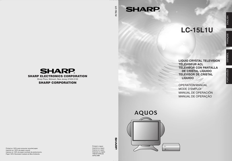 Sharp Aquos LC 15L1U User manual