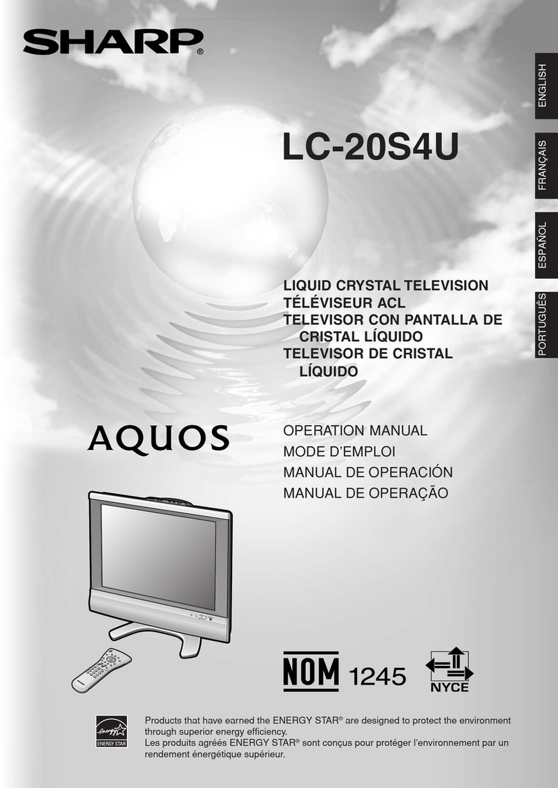 Sharp Aquos LC 20S4U User manual