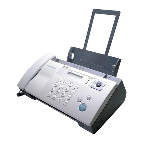 Sharp UX-B20 Operation manual