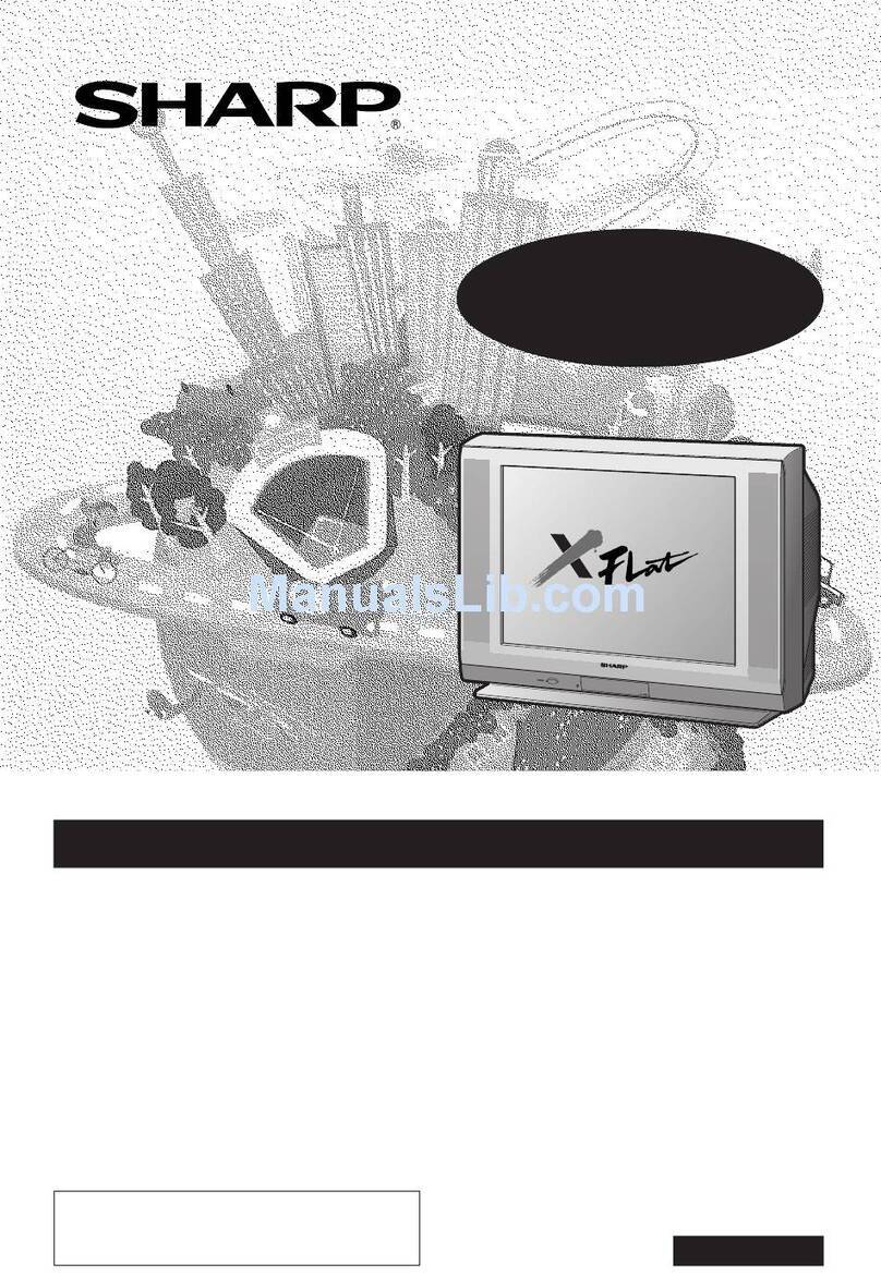Sharp 20F640 XFlat User manual