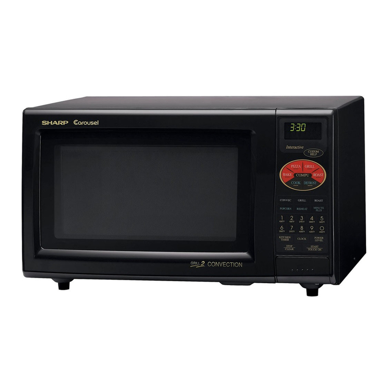 Sharp Carousel R-820JS Operation manual and cookbook