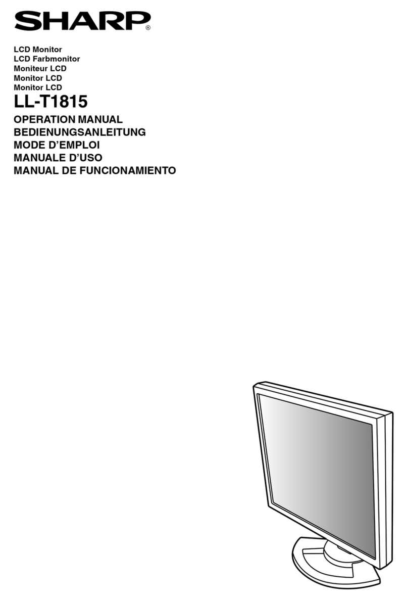 Sharp LL-T1815 User manual Sharp LL-T1815 User manual