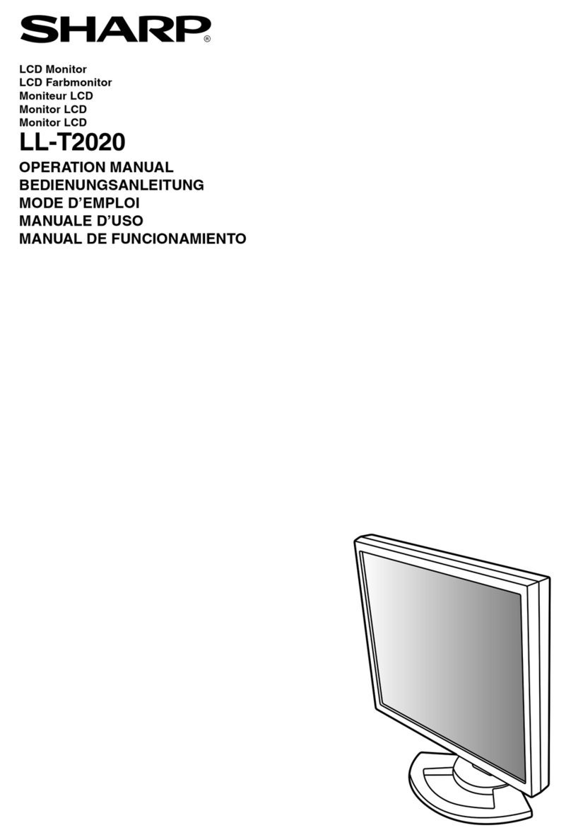 Sharp LL-T2020 User manual Sharp LL-T2020 User manual