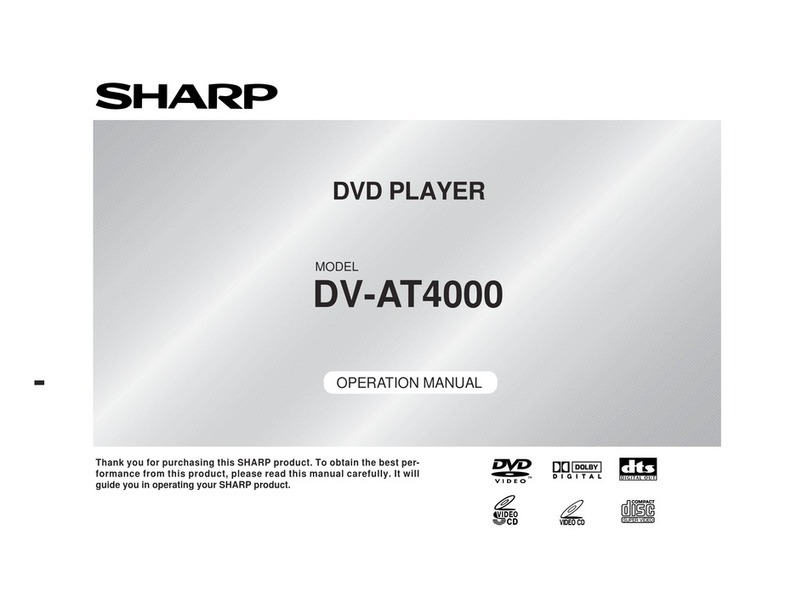 Sharp DV-AT4000 User manual
