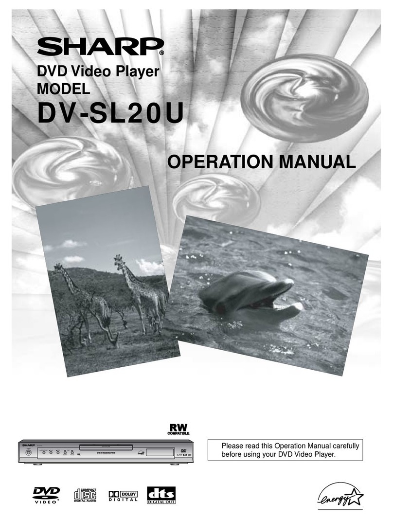 Sharp DV-SL20U User manual Sharp DV-SL20U User manual