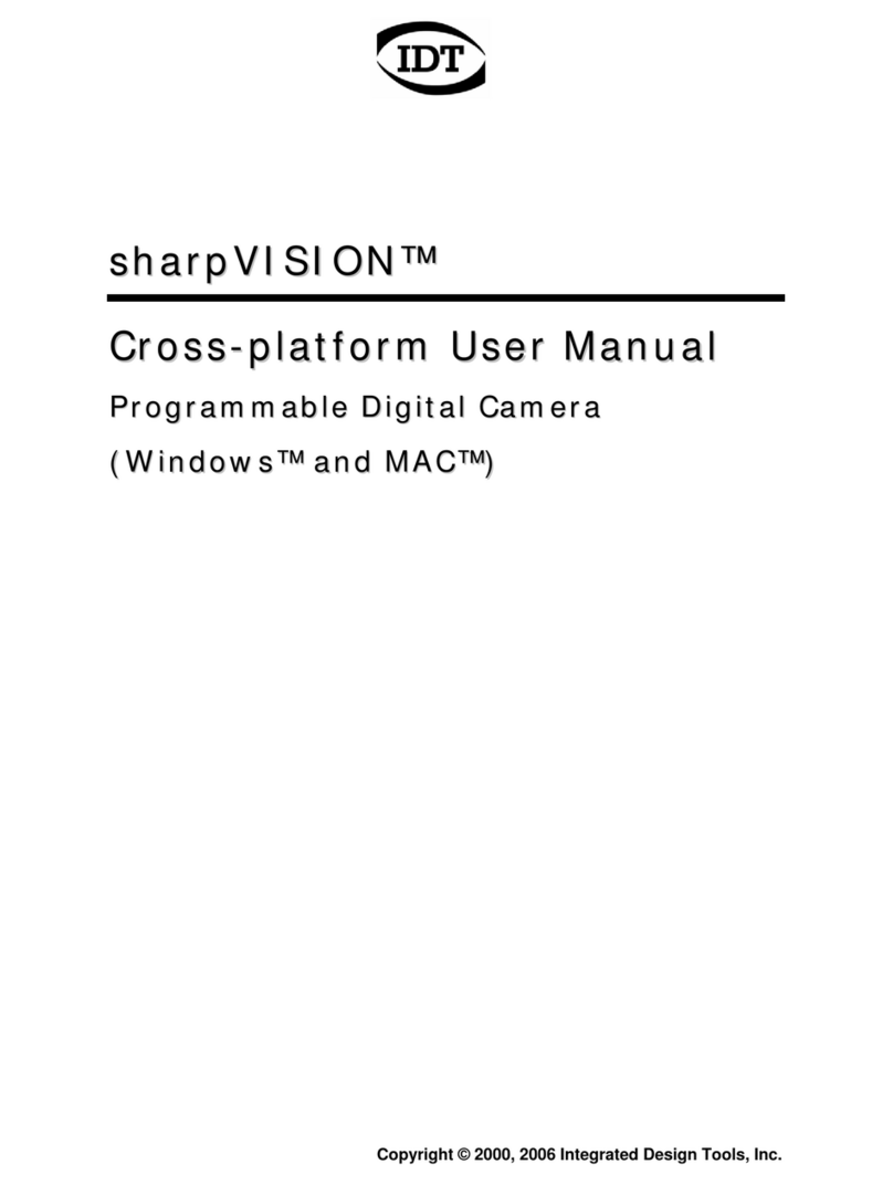 IDT sharpVISION sharpVISION Digital Camera user manual