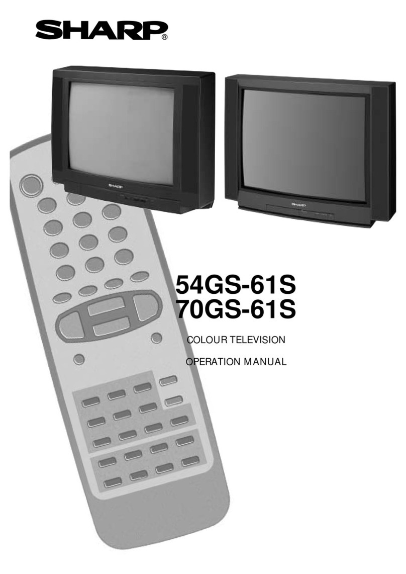 Sharp 54GS-61S User manual